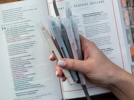 Resaltadores para biblia (Gel) - Dusty - ColorSwatch