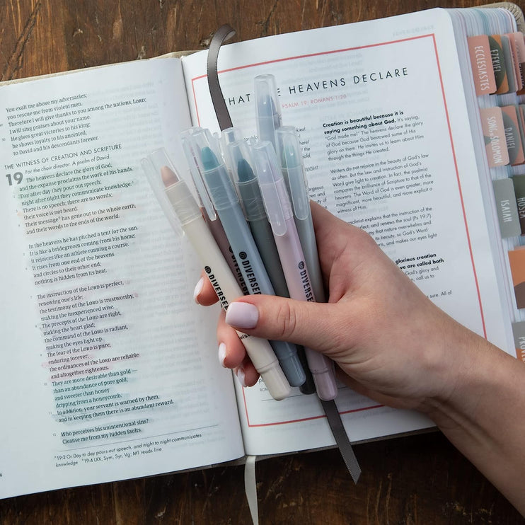 Resaltadores para biblia (Gel) - Dusty - ColorSwatch