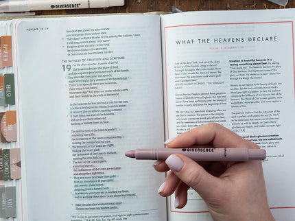 Resaltadores para biblia (Gel) - Dusty - ColorSwatch