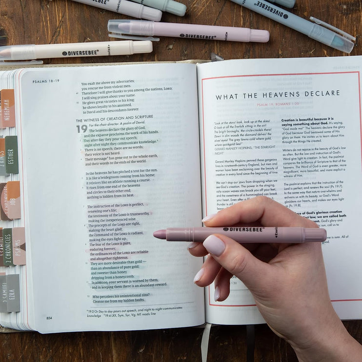 Resaltadores para biblia (Gel) - Dusty - ColorSwatch