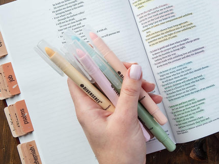 Resaltadores para biblia (Gel) - Pastel - ColorSwatch