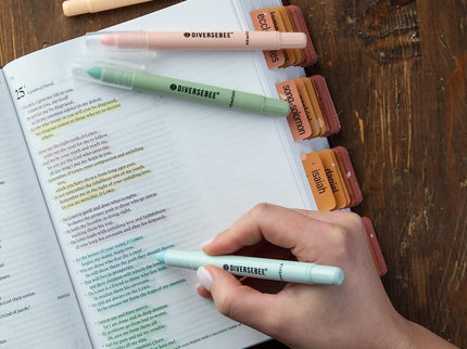 Resaltadores para biblia (Gel) - Pastel - ColorSwatch