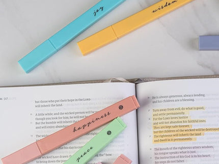 Resaltadores para Biblia - Unidad - ColorSwatch