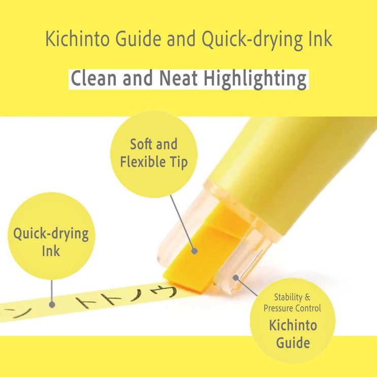 Resaltadores Pilot Kire - Na - Set de 5 - Basic - ColorSwatch