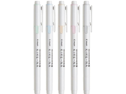 Resaltadores Pilot Kire - Na - Set de 5 - Pale Tones - ColorSwatch