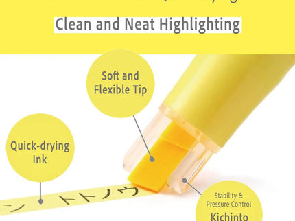 Resaltadores Pilot Kire - Na - Set de 5 - Pale Tones - ColorSwatch