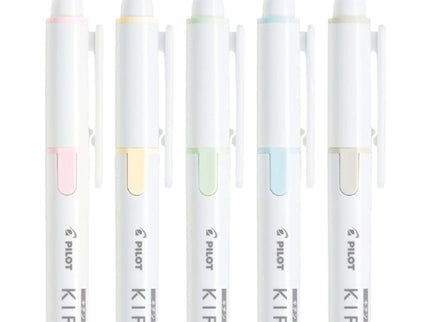 Resaltadores Pilot Kire - Na - Set de 5 - Pale Tones - ColorSwatch