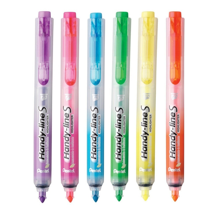 Resaltadores Retráctiles Handy Line - Set de 5 - ColorSwatch