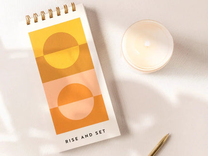 Rise and Set Guided Journal + Candle Set - ColorSwatch