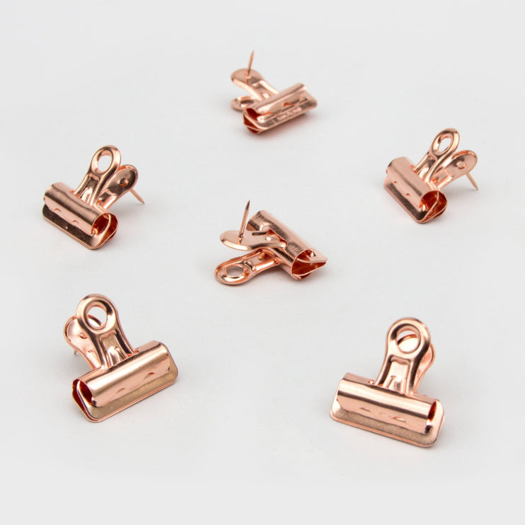 Rosegold Pushpin Clips - ColorSwatch