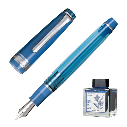 Professional Gear Slim Manyo II - Pluma Fuente Sumire + Tinta Kikyou