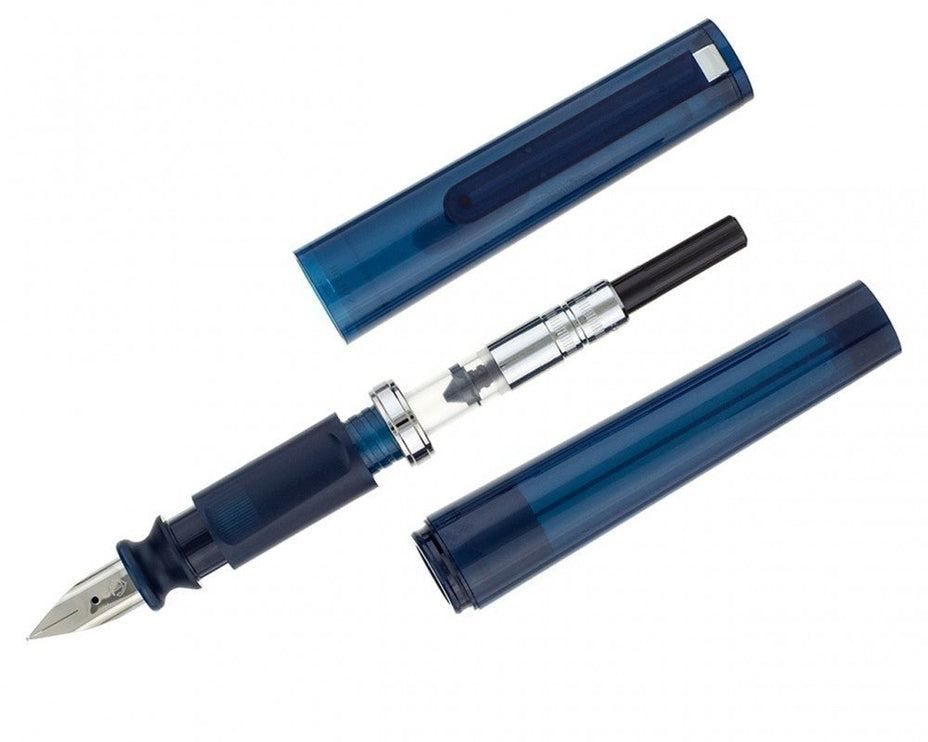 Sailor Tuzu - Pluma Fuente - Transluscent Navy - ColorSwatch