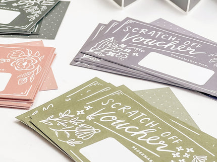 Scratch - off Vouchers - Floral - ColorSwatch