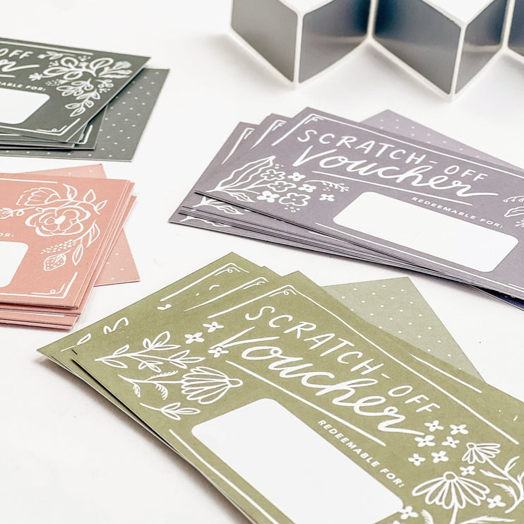 Scratch - off Vouchers - Floral - ColorSwatch