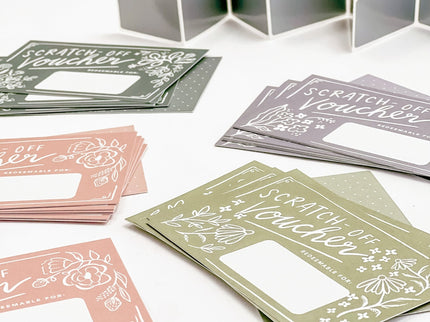 Scratch - off Vouchers - Floral - ColorSwatch