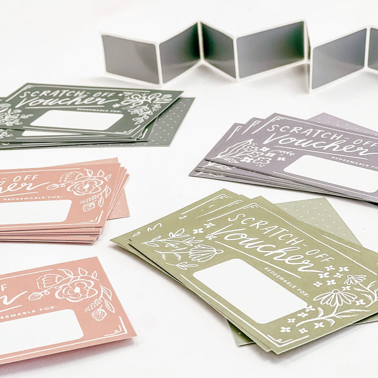 Scratch - off Vouchers - Floral - ColorSwatch