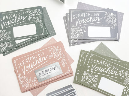 Scratch - off Vouchers - Floral - ColorSwatch