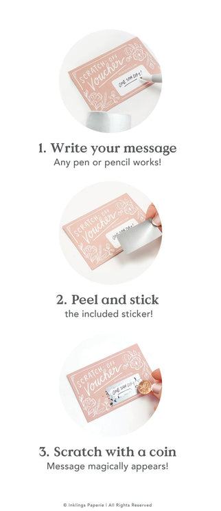 Scratch - off Vouchers - Floral - ColorSwatch