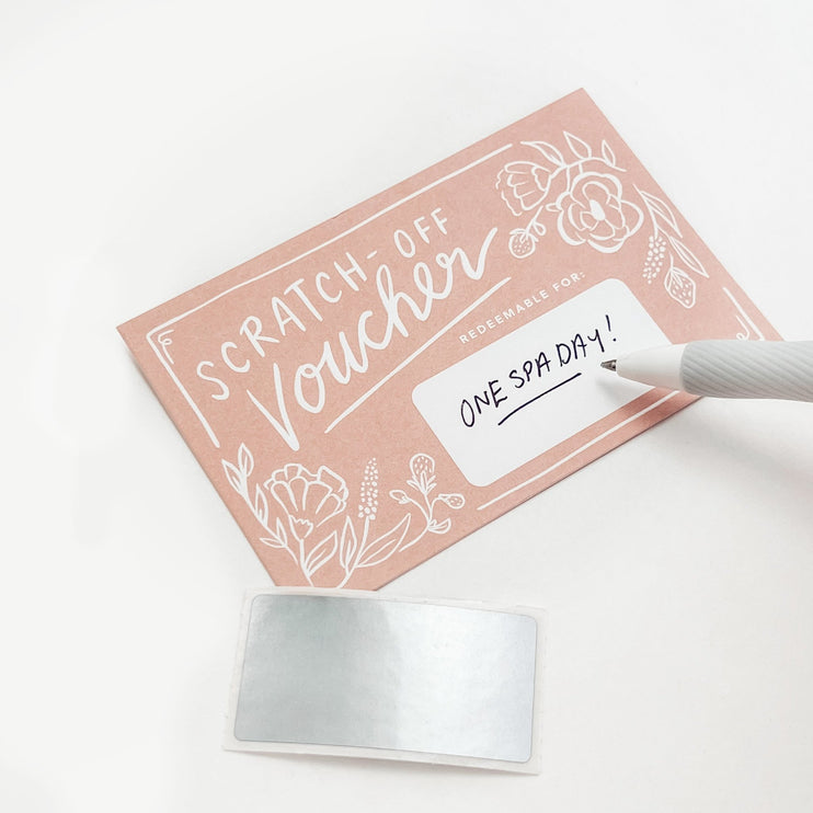 Scratch - off Vouchers - Floral - ColorSwatch