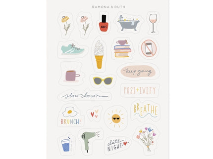 Self Care Stickers - ColorSwatch