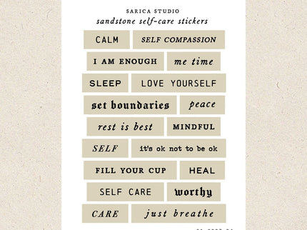 Stickers - Self Care