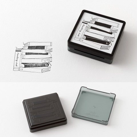 Sello - Paintable Stamp - Reading List - ColorSwatch
