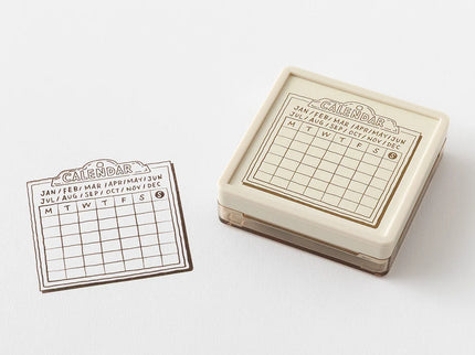 Sello - Paintable Stamp - Calendar