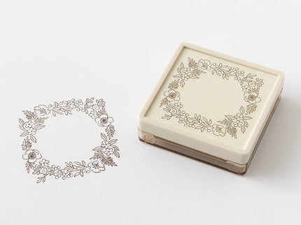 Sello - Paintable Stamp - Floral Decoration