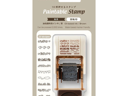 Sello - Paintable Stamp - Landscape