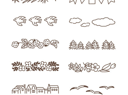Sello - Paintable Stamp - Landscape