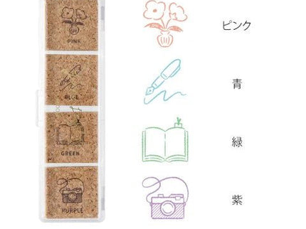 Sellos - Yuru Log Paintable Stamp - Daily Life - ColorSwatch