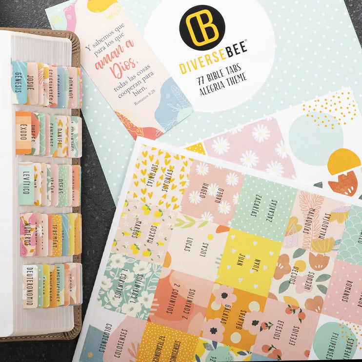 Separadores de Biblia - Alegria - ColorSwatch