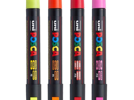 Set de 4 Posca PC - 5M - Neon - ColorSwatch