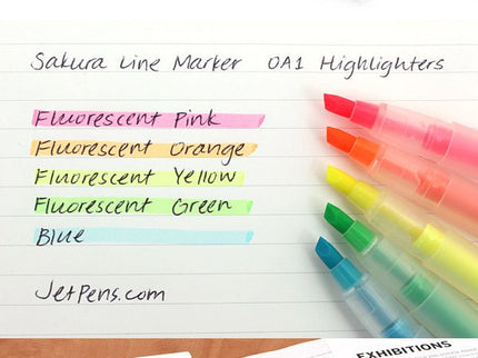 Set de 5 Resaltadores Sakura - ColorSwatch