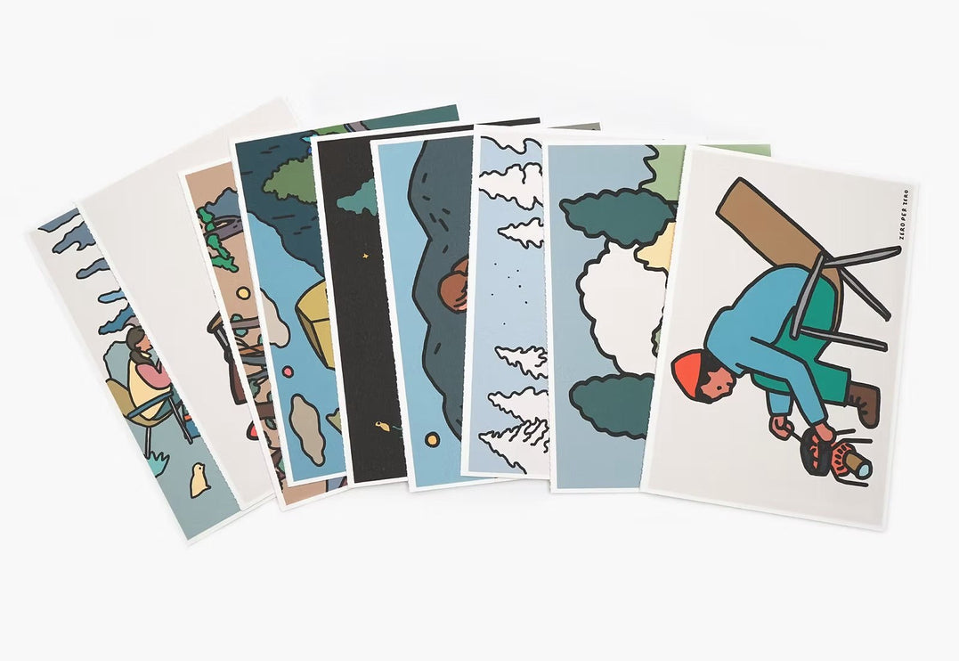 Set de Postales - Camping - ColorSwatch