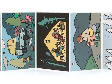 Set de Postales - Camping - ColorSwatch