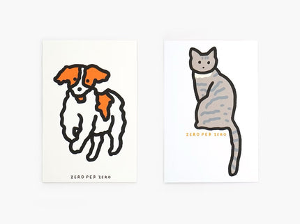 Set de Postales - Cat (Silkscreen) - ColorSwatch