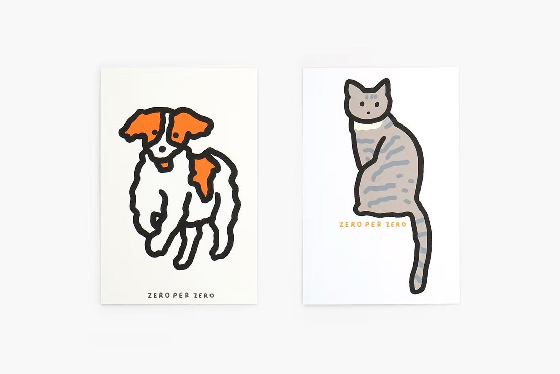 Set de Postales - Cat (Silkscreen) - ColorSwatch