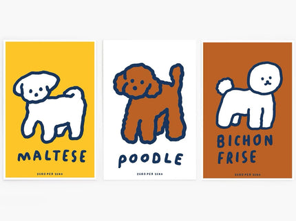 Set de Postales - Dog (Silkscreen) - ColorSwatch