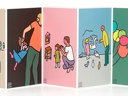 Set de Postales - Father/Mother and Daughter - ColorSwatch