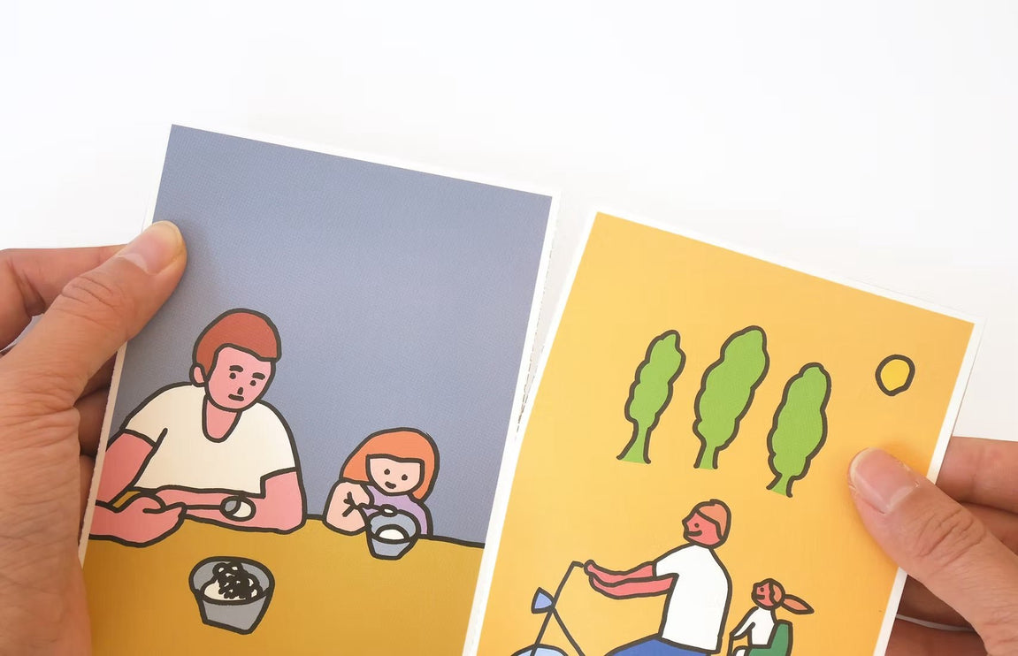 Set de Postales - Father/Mother and Daughter - ColorSwatch