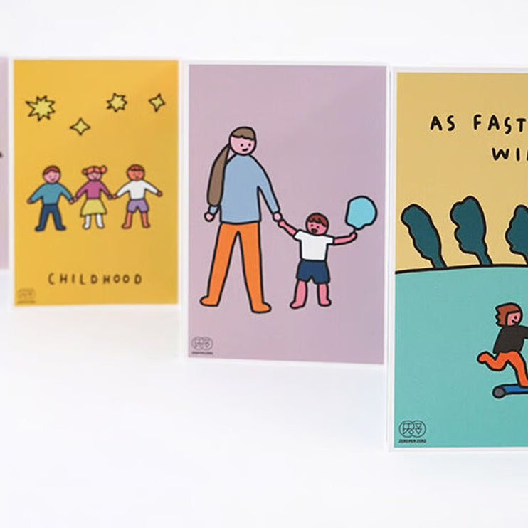 Set de Postales - Father/Mother and Son - ColorSwatch