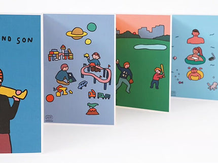 Set de Postales - Father/Mother and Son - ColorSwatch