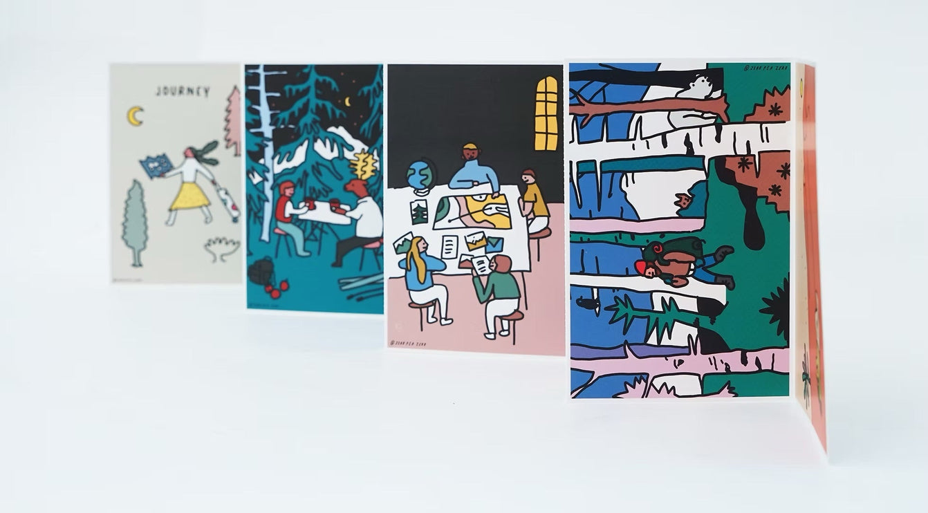 Set de Postales - Journey - ColorSwatch