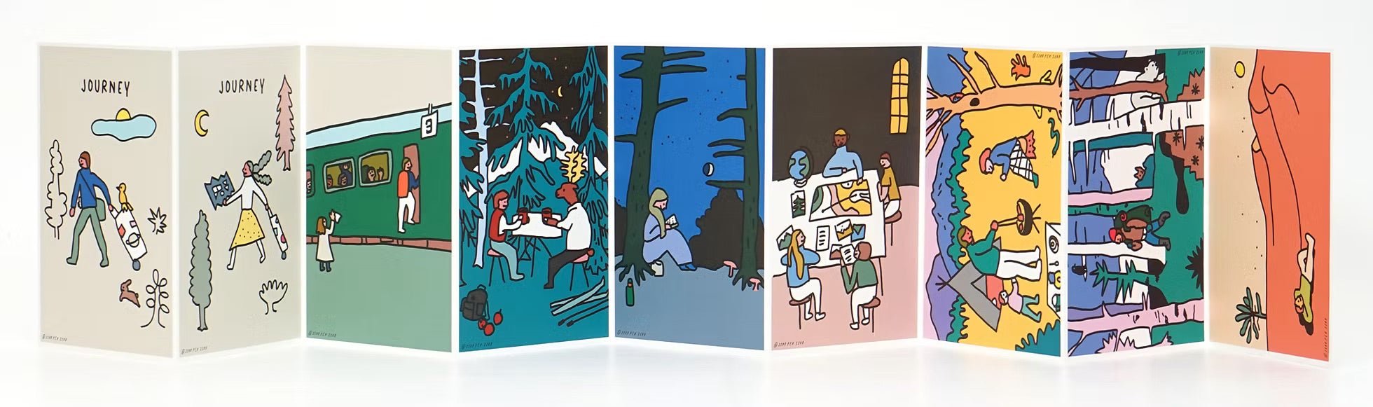 Set de Postales - Journey - ColorSwatch