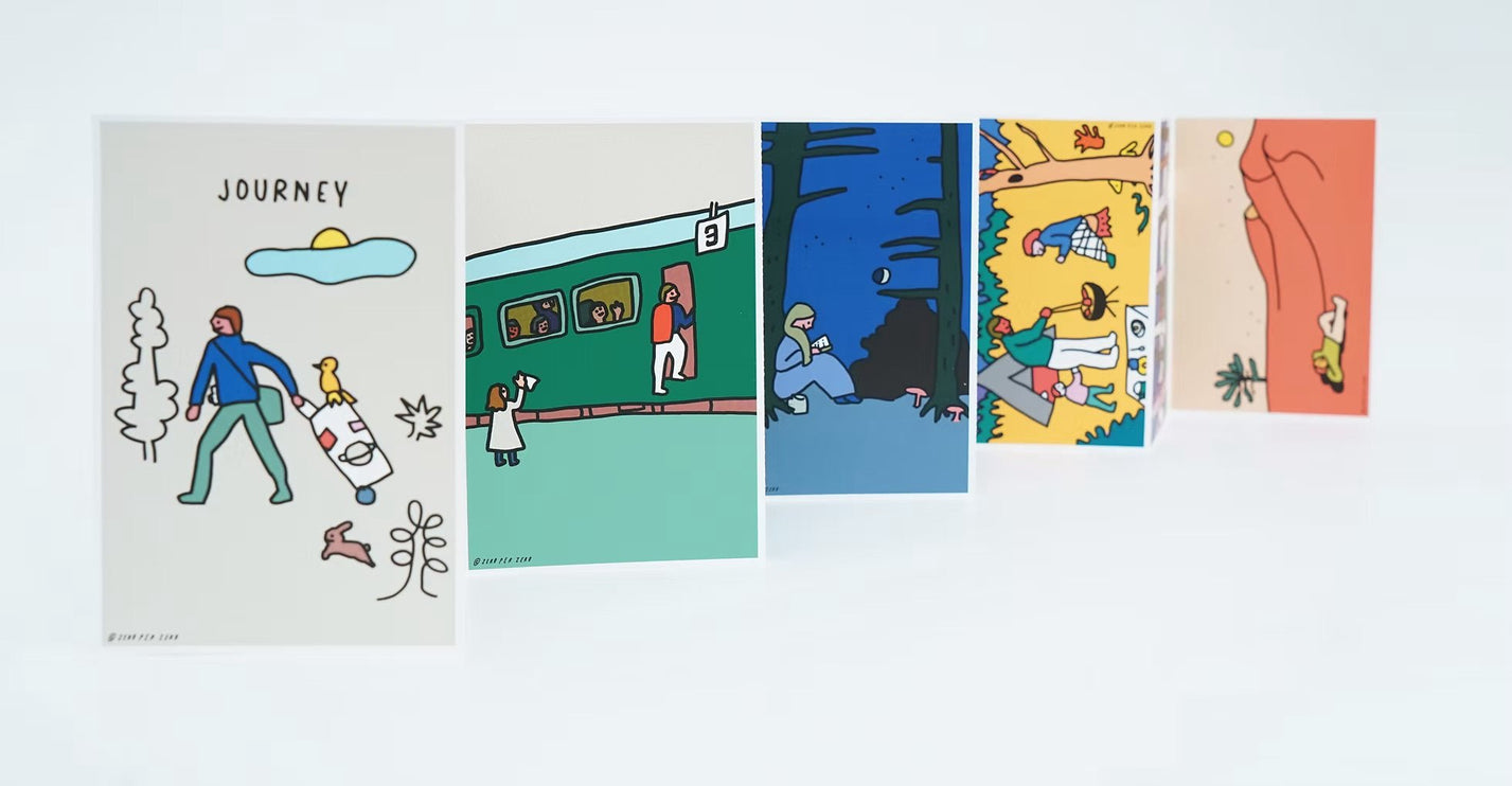 Set de Postales - Journey - ColorSwatch