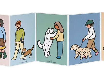 Set de Postales - People with Dogs - ColorSwatch