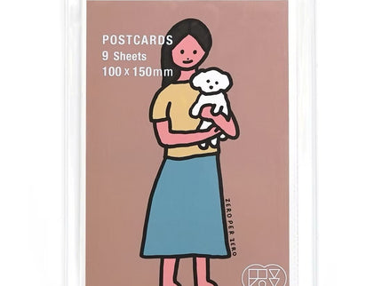 Set de Postales - People with Dogs - ColorSwatch