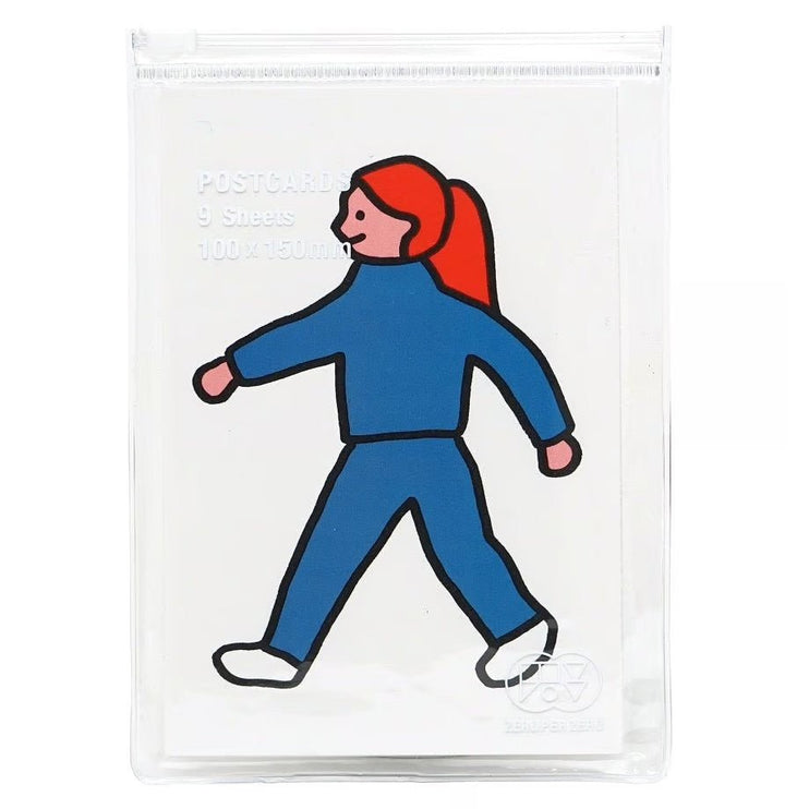 Set de Postales - Walk Walk - ColorSwatch