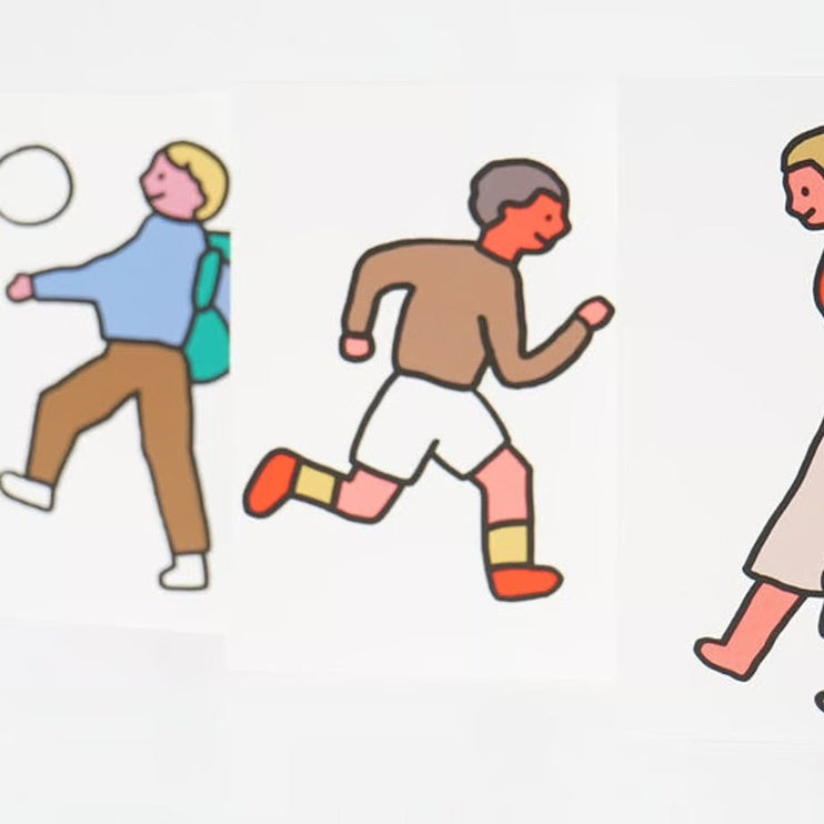 Set de Postales - Walk Walk - ColorSwatch